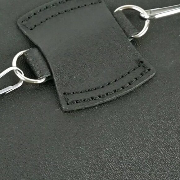 Highlander Scottish Kilt Sporran With Celtic Craft Stone Black Men Sporran NEW - Picture 4 of 8